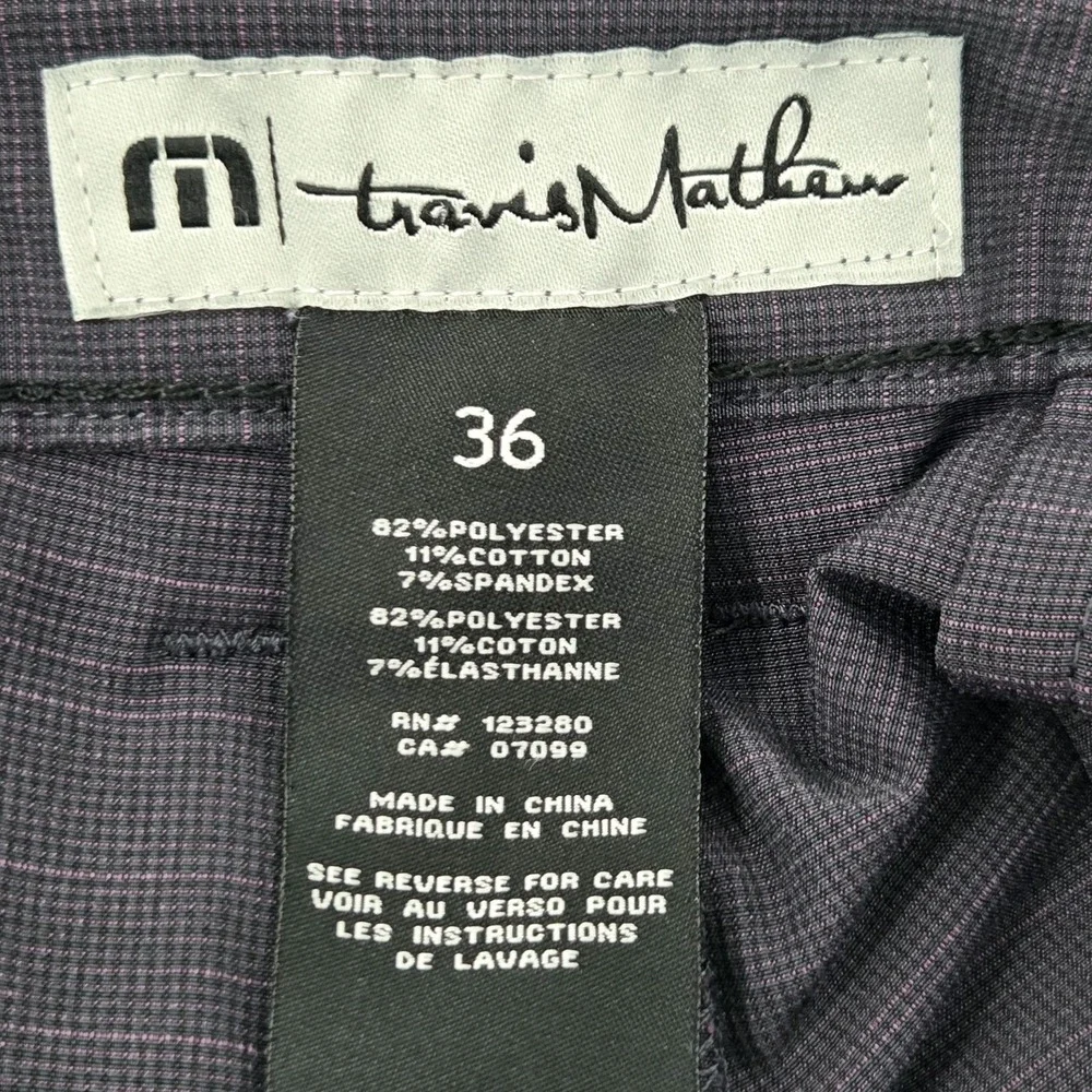 Travis Mathew Chino Shorts Mens Size 36 Purple 7